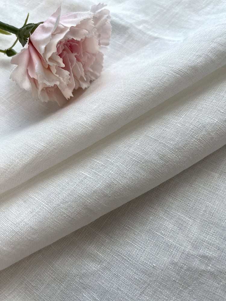 High Quality Natural 100% Linen Fabrics Printed Clothing Fabric Dresses Elegant Luxury For Women For Sewing By Meters L14W