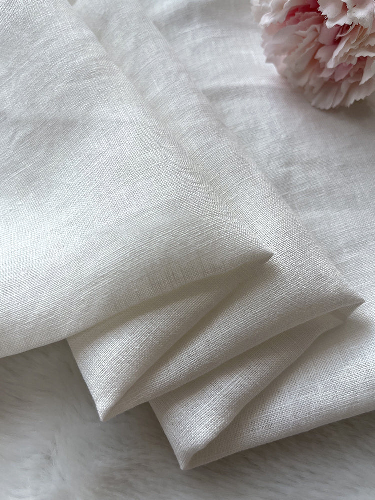 High Quality Natural 100% Linen Fabrics Printed Clothing Fabric Dresses Elegant Luxury For Women For Sewing By Meters L14W